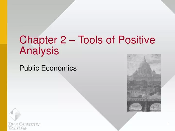 chapter 2 tools of positive analysis