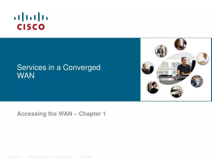 services in a converged wan