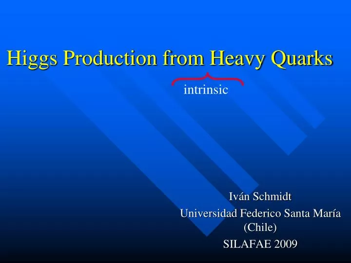 higgs production from heavy quarks