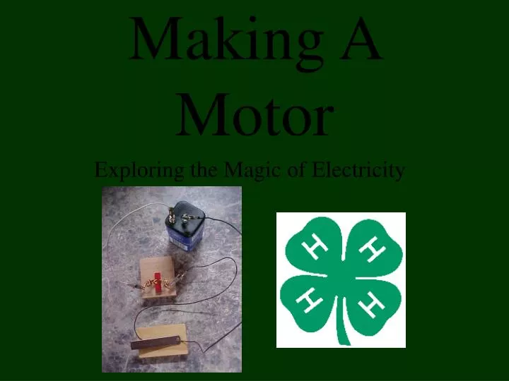 making a motor