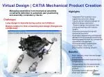 Virtual Design | CATIA Mechanical Product Creation - slide 1