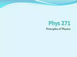 Phys 271