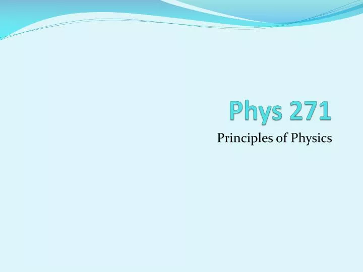 phys 271