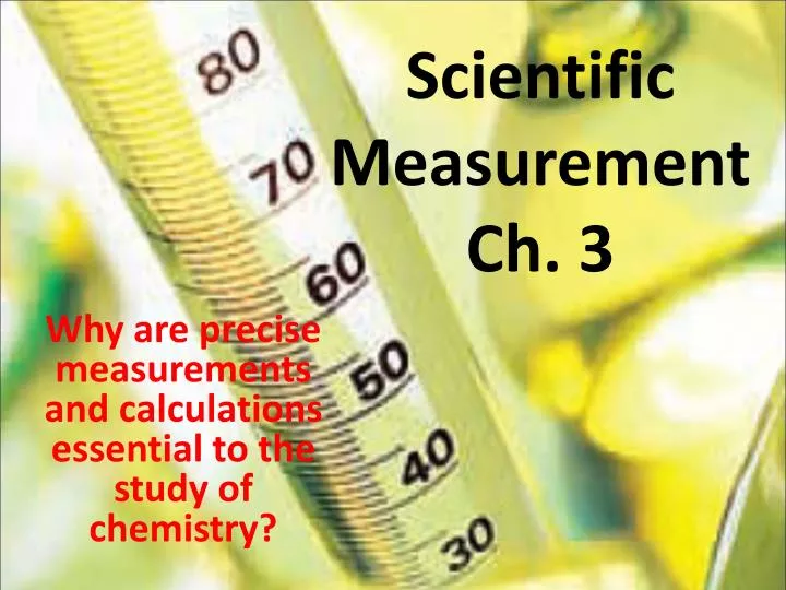 scientific measurement ch 3