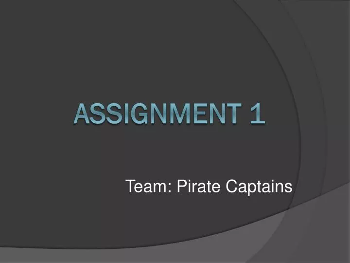 team pirate captains