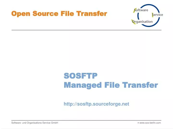 sosftp managed file transfer