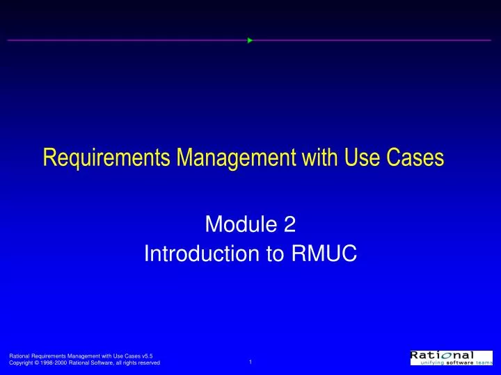 requirements management with use cases