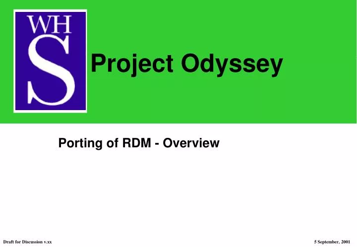 porting of rdm overview