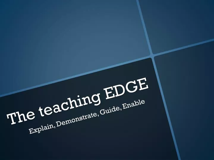 the teaching edge