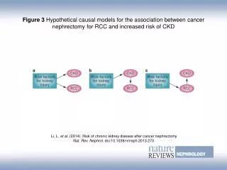 Li, L. et al. (2014) Risk of chronic kidney disease after cancer nephrectomy