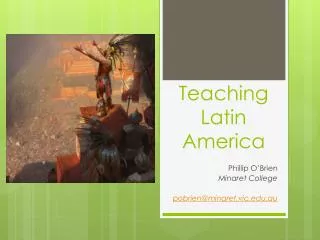 Teaching Latin America