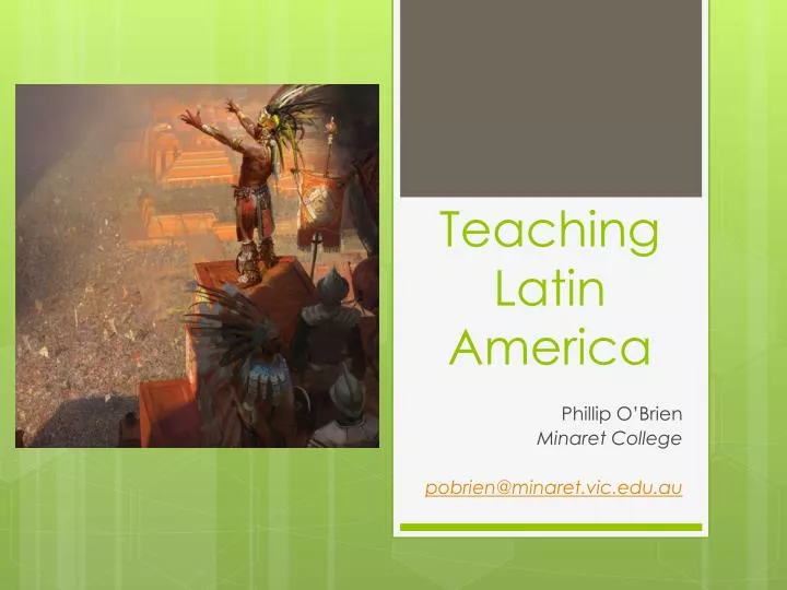 teaching latin america