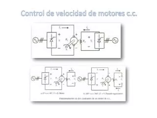 control de velocidad de motores c c