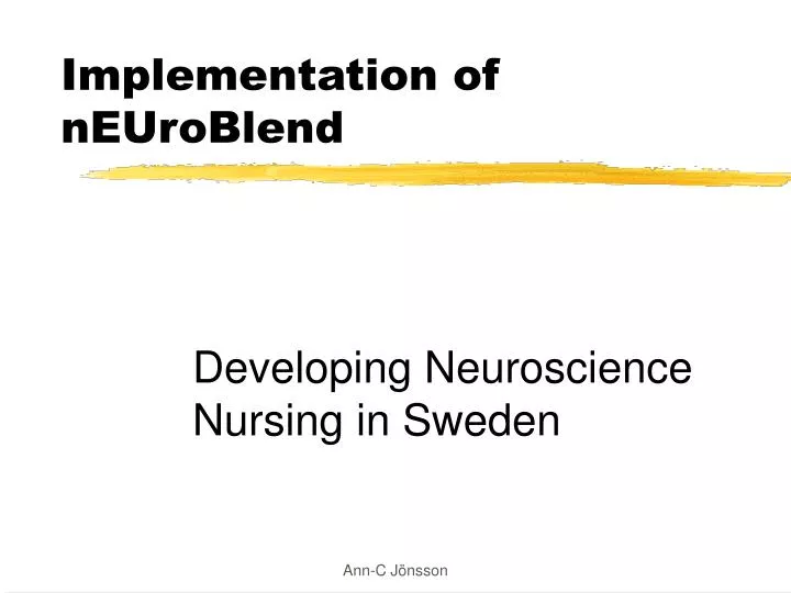 implementation of neuroblend