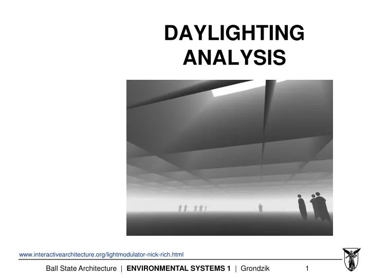 daylighting analysis