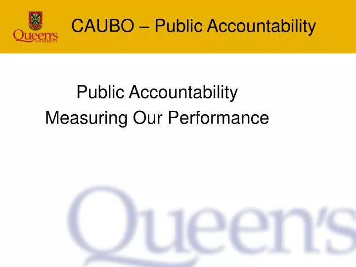 caubo public accountability