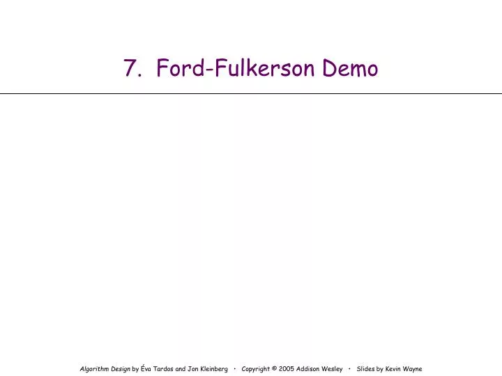 7 ford fulkerson demo