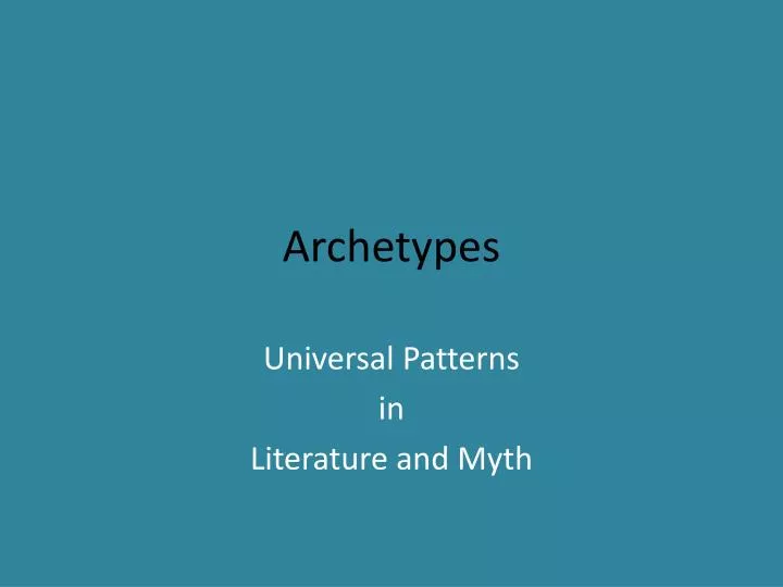 archetypes