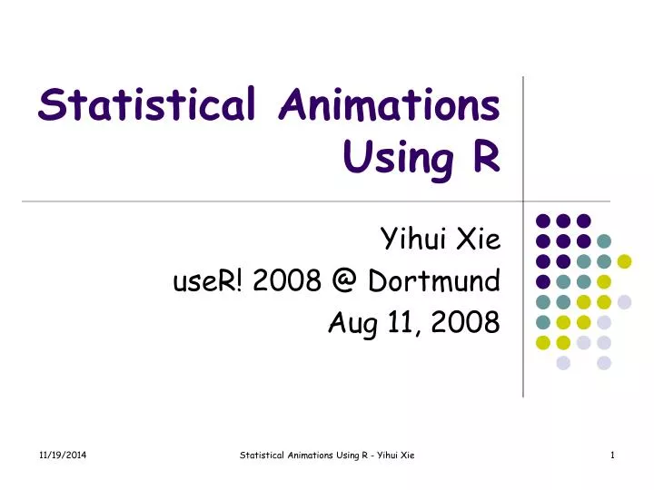 statistical animations using r