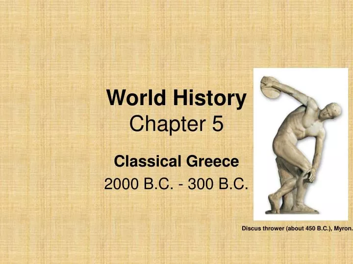 world history chapter 5