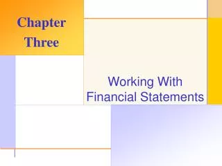 chapter three