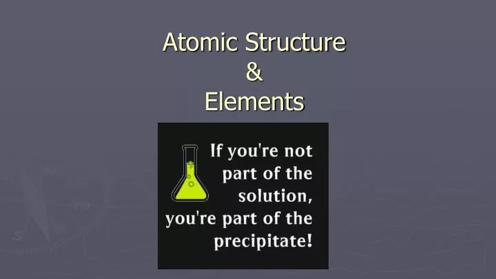 atomic structure elements