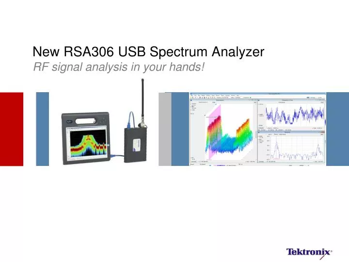 new rsa306 usb spectrum analyzer rf signal analysis in your hands