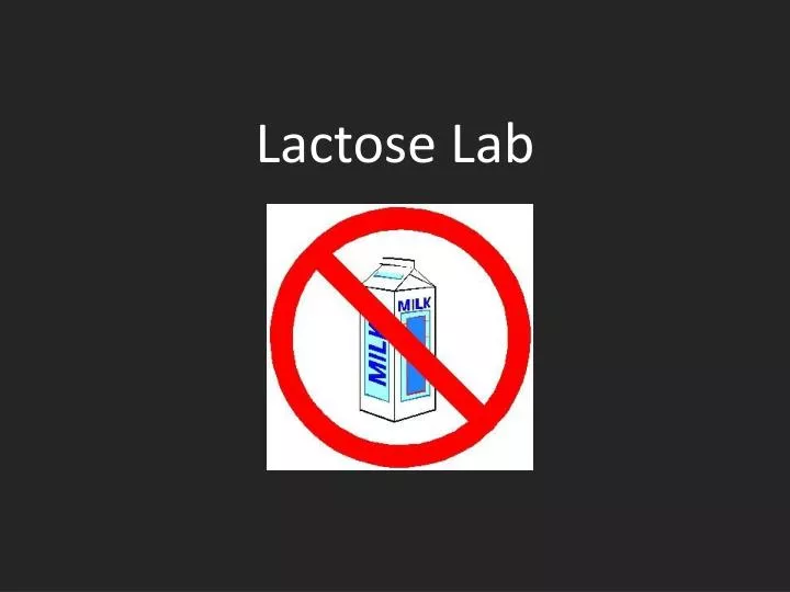 lactose lab