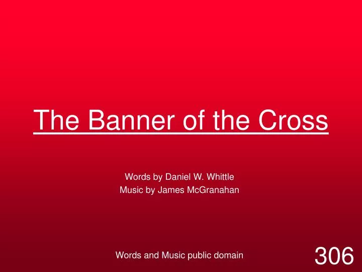 the banner of the cross