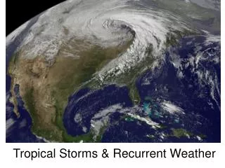 Tropical Storms &amp; Recurrent Weather