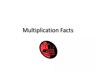 multiplication facts