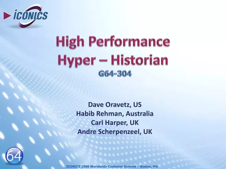 high performance hyper historian