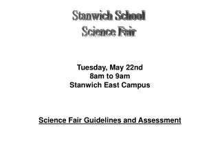 Stanwich School Science Fair