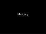 Masonry - slide 1