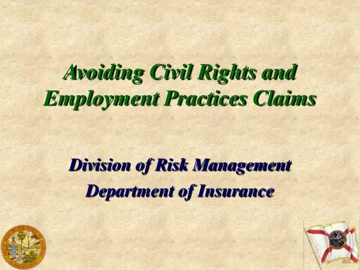 avoiding civil rights and employment practices claims