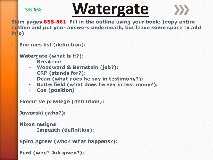 watergate
