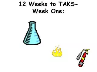 12 Weeks to TAKS- Week One: