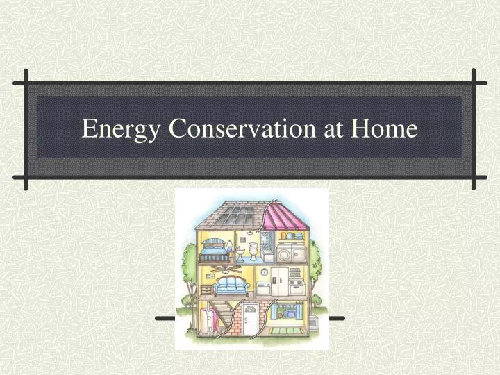 energy conservation at home