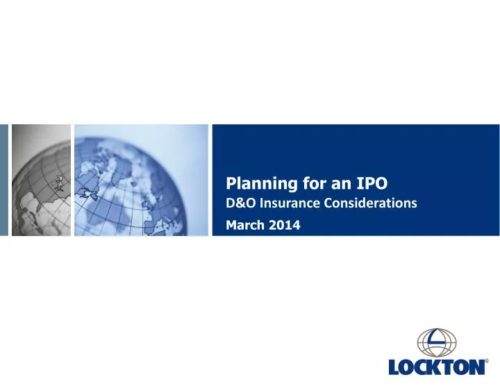 planning for an ipo d o insurance considerations
