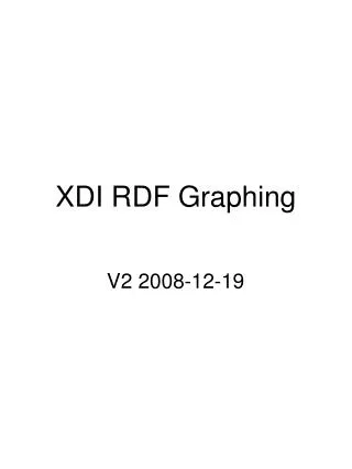 XDI RDF Graphing