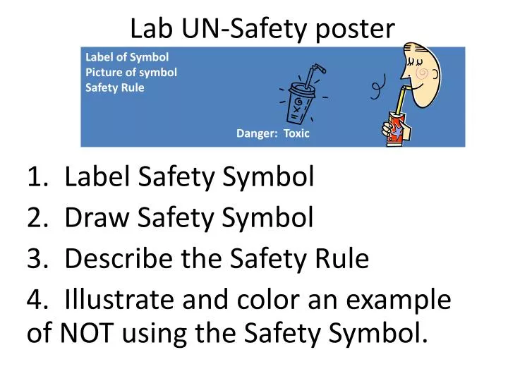 lab un safety poster