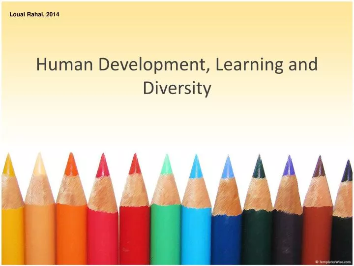 human development learning and diversity