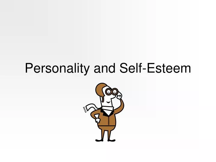 personality and self esteem
