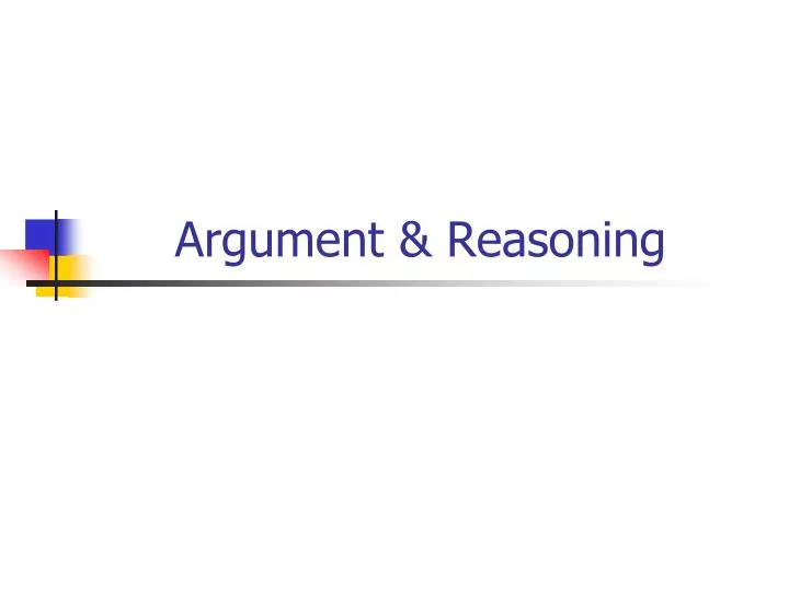 argument reasoning