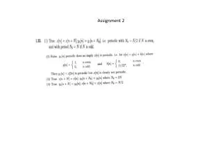 assignment 2