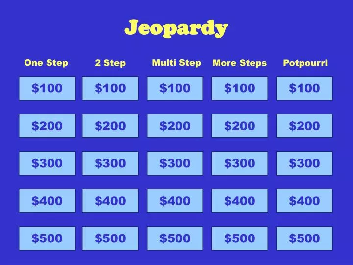 jeopardy