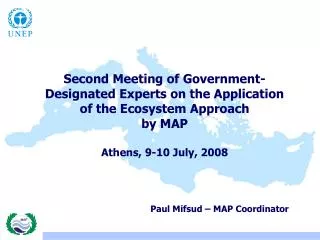 Second Meeting of Government-Designated Experts on the Application of the Ecosystem Approach