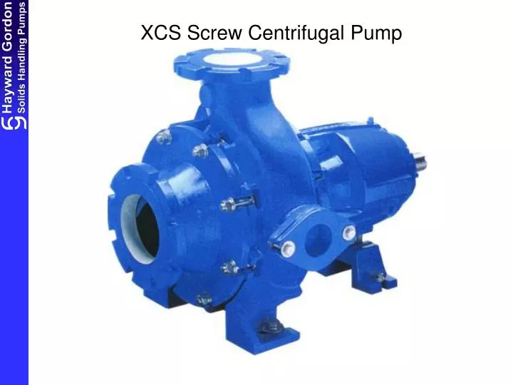 xcs screw centrifugal pump