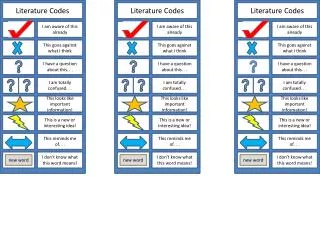 Literature Codes