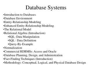 Database Systems